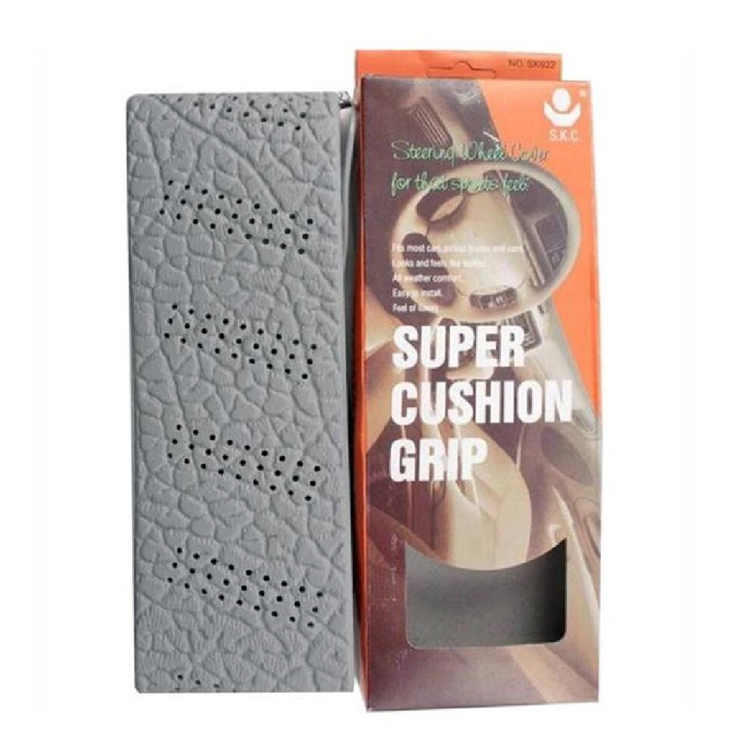 Carub Sarmalı Bambu Direksiyon Kılıfı Gri