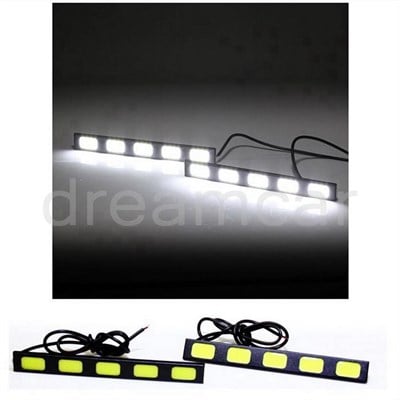 Dreamcar 5 Led Cob Beyaz Gündüz Ledi 2 Adet 5652201