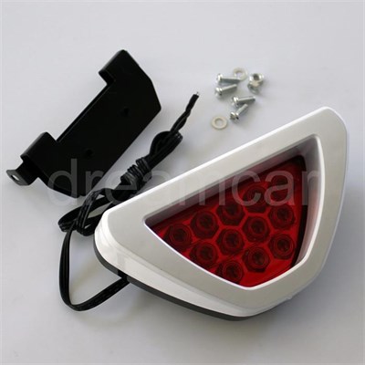 Dreamcar Beyaz F1 Style Kırmızı Flash Patlayan Stop Lamba 12Led