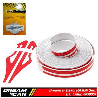 Dreamcar İkili Şerit Bant Altın 10 M. 6059007