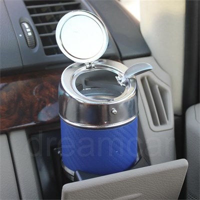 Dreamcar Metal Küllük Mavi Karbon Otomatik Kapaklı 0700904