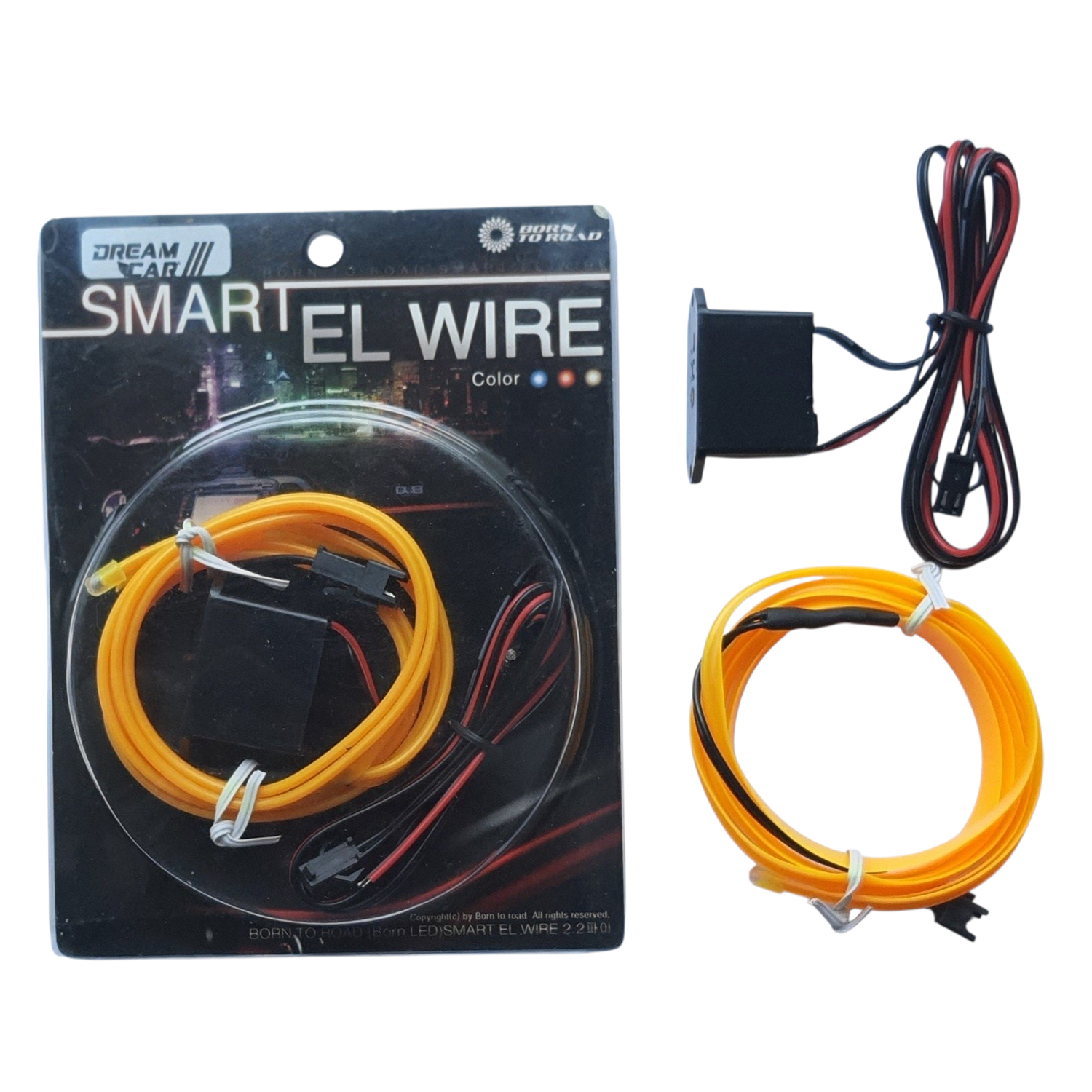 Dreamcar Şerit Sarı Neon 1mt 12V Kablo Tipi