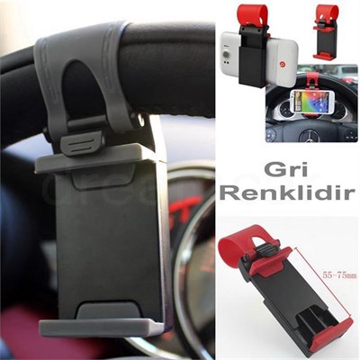 Dreamcar Smart Gri Direksiyon İçi Telefon Tutucu 0132103