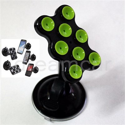 Dreamcar Süper Vantuzlu Siyah/Yeşil Telefon/Pda/Navigasyon Tutucu