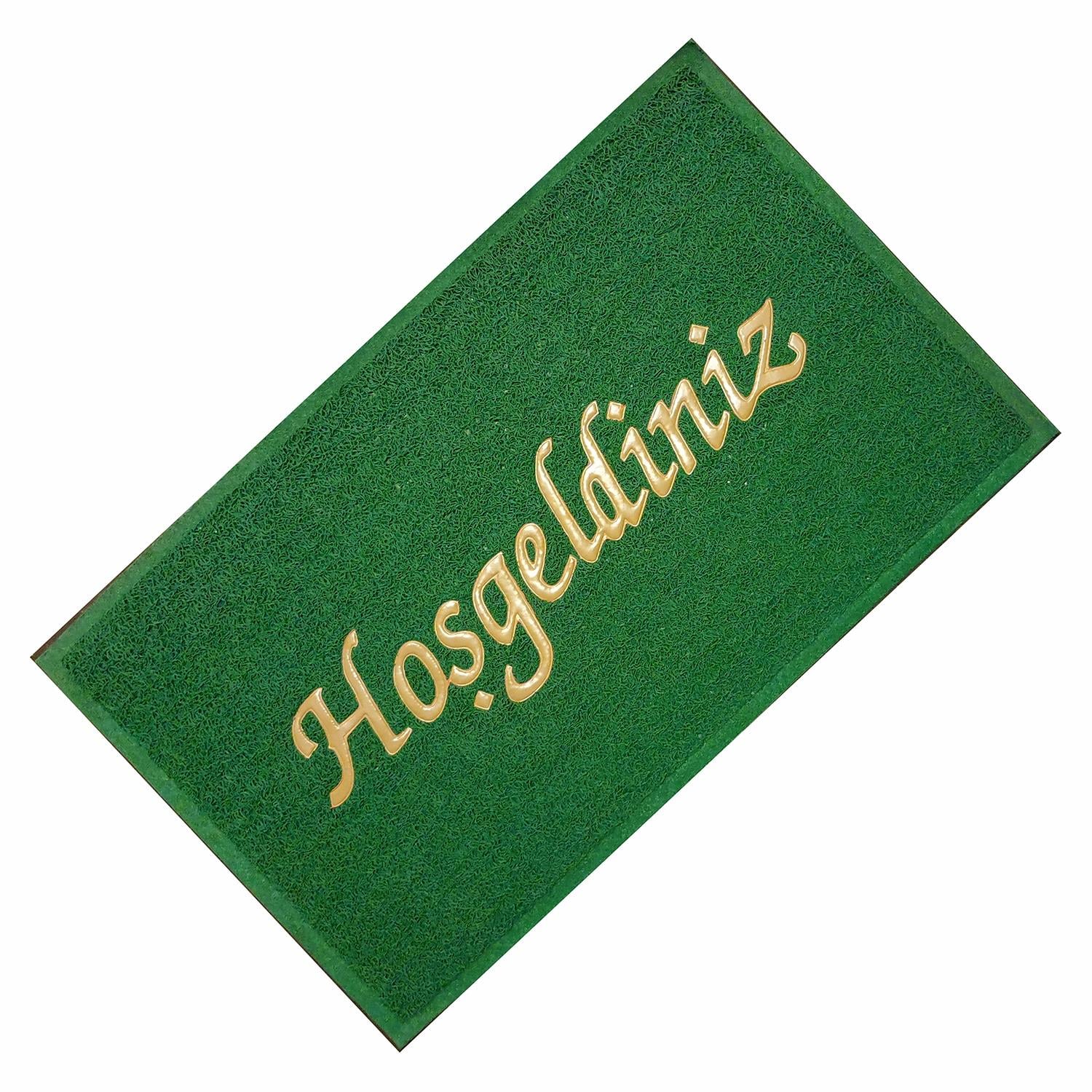 Grips Yeşil Kıvırcık Paspas ''Hoşgeldiniz'' 45Cm X 75Cm 97112