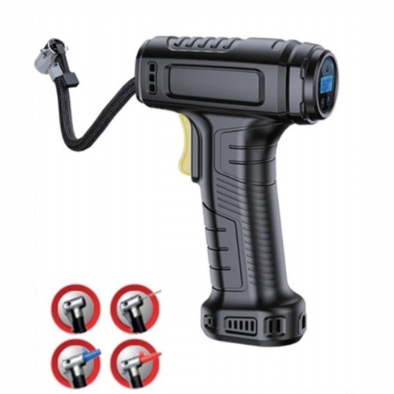 Hava Kompresörü Şarjlı Dijital 12V 60W 120PSI Usb/Type-C 2491331