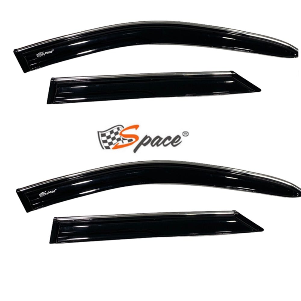 Krom cam rüzgarlığı 1.2mm Volkswagen Polo 2011 4'lü / CARU456