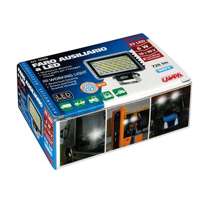 Lampa 6W 33 Led 10-30V 726 Lumen 6000K Beyaz Çalışma Lambası 72328
