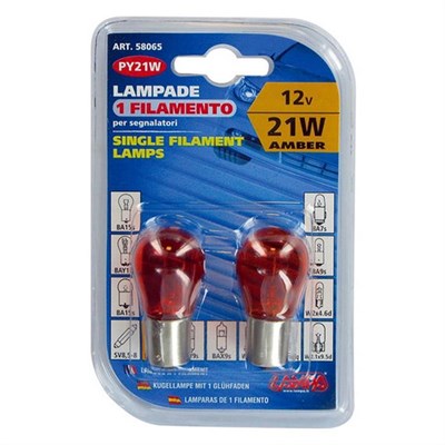 Lampa Amber PY21W Ampulü 2 Ad. 58065
