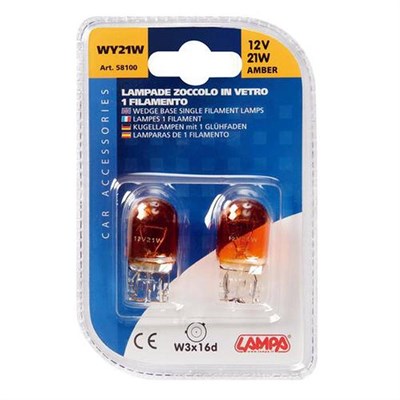 Lampa Amber WY21W Sinyal Halogen Ampulü 2 Ad. 58100