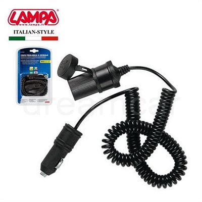 Lampa Çakmak Sarmal Uzatma Soketi 4m 39055
