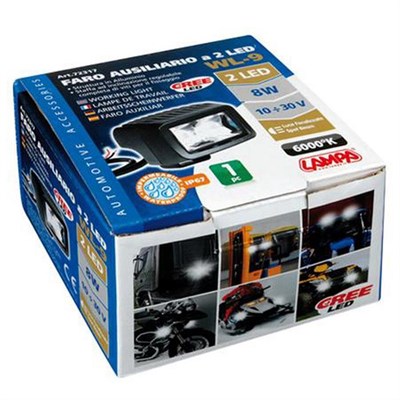 Lampa Cree 2 Led WL-9 Su Geçirmez 6000K 520 Lumen Sis Farı 72317