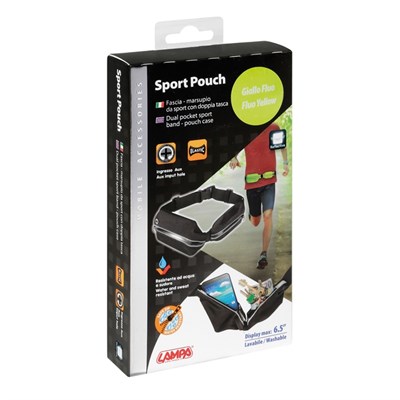 Lampa İki Cepli Spor Bel Çantası Fosforlu Sarı P16159