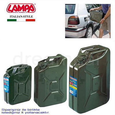 Lampa Jerry-Can Askeri Metal Benzin Bidonu 10Lt. 67001