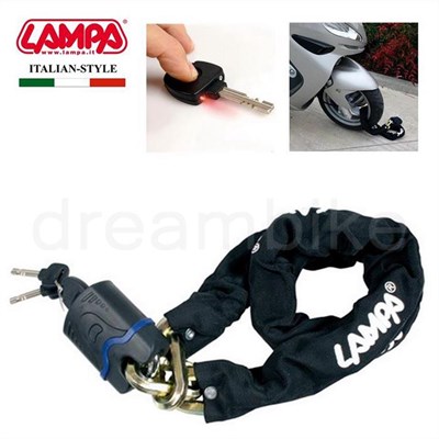 Lampa Kiton Yüksek Güvenlikte Çelik Motosiklet Kilidi 120cm 90607