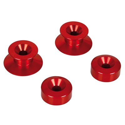 Lampa Motosiklet Sehpası Yükseltme 10mm Kırmızı Aluminyum Bobin Seti 90342