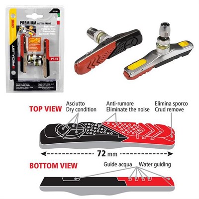 Lampa PF-10 Premium Reflektörlü 72mm Fren Pabucu 2'li 92190