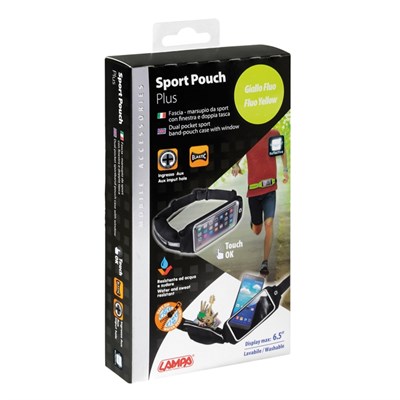 Lampa Plus İki Cepli Spor Bel Çantası Fosforlu Sarı P16161