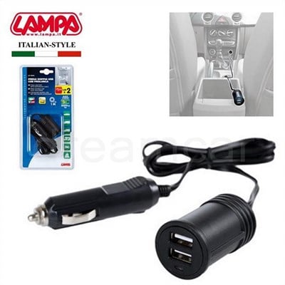 Lampa Twin İki Usb'li Uzatma Soketi 1m. 38965