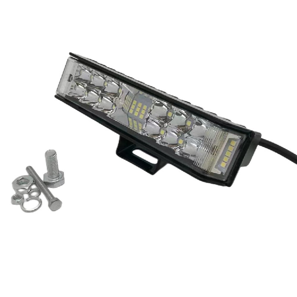 Offroad sis lambası 40 led 20w kırmızı-beyaz-mavi çakarlı 12-30v / LASS296