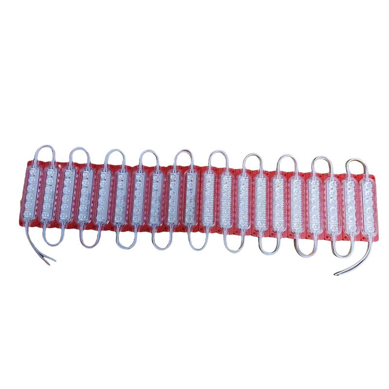 Parmak led kırmızı 6 led x 20'li paket 12v / LAAM649-2