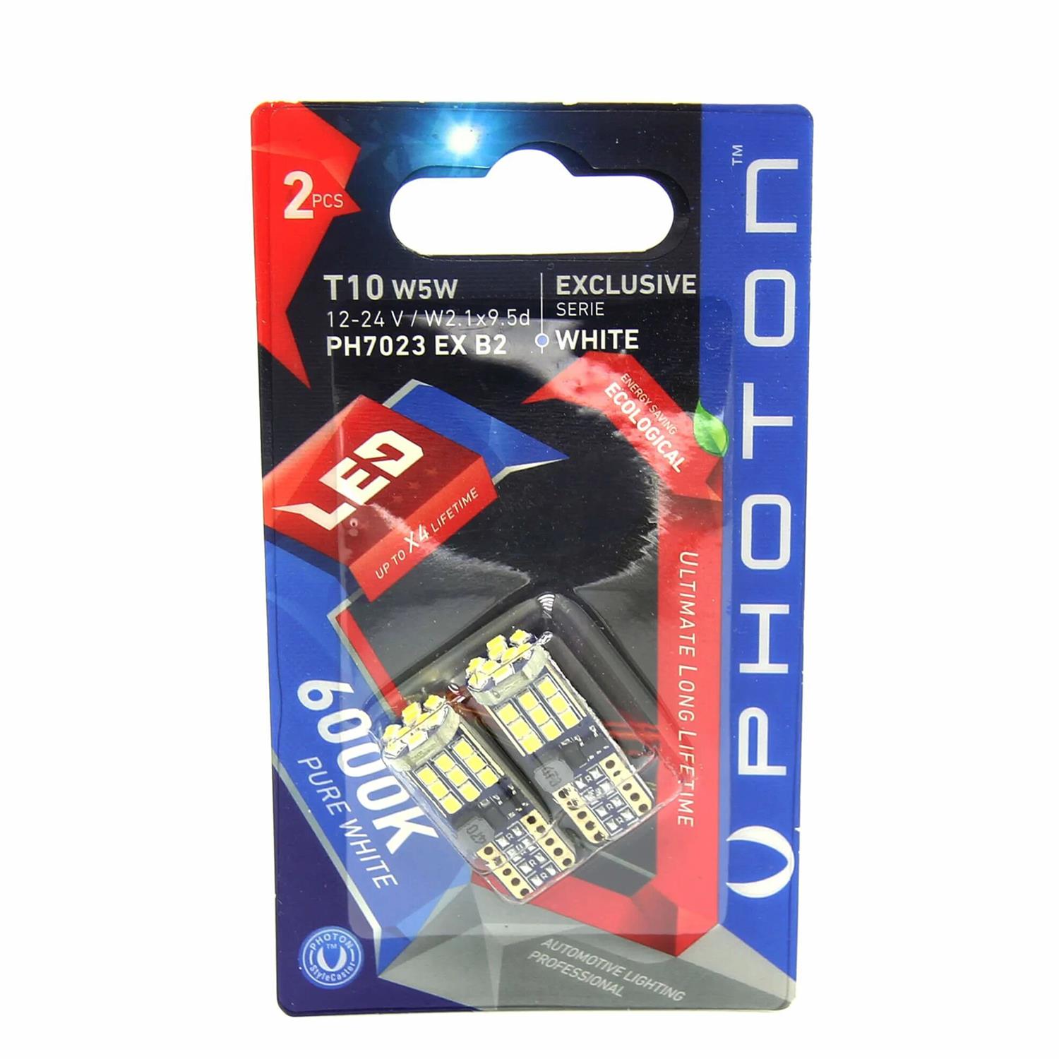 Photon T10 W5W 12-24V Canbus Exclusive Serie 2'li Blister