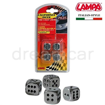 Pilot California Dices Krom Sibop Kapağı 4'lü Set 02464