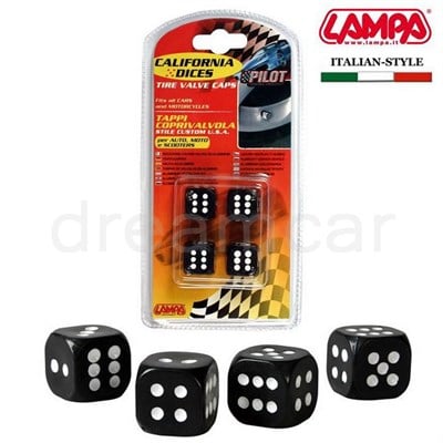 Pilot California Dices Siyah Sibop Kapağı 4'lü Set 02460