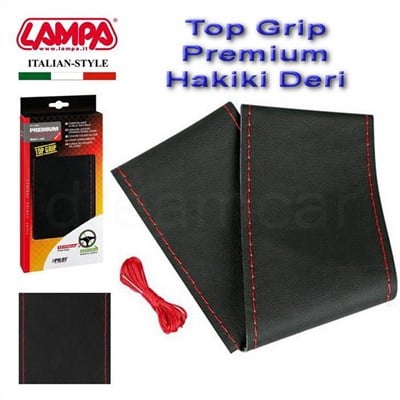 Lampa Pilot Premium Siyah Hakiki Deri Direksiyon Kılıfı 32991
