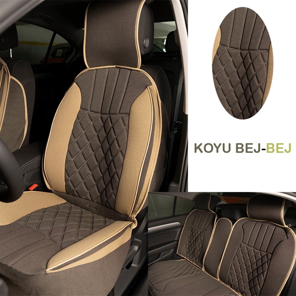 Space Elegance 5'li Minder Koyu Bej-Bej / KLMNY540