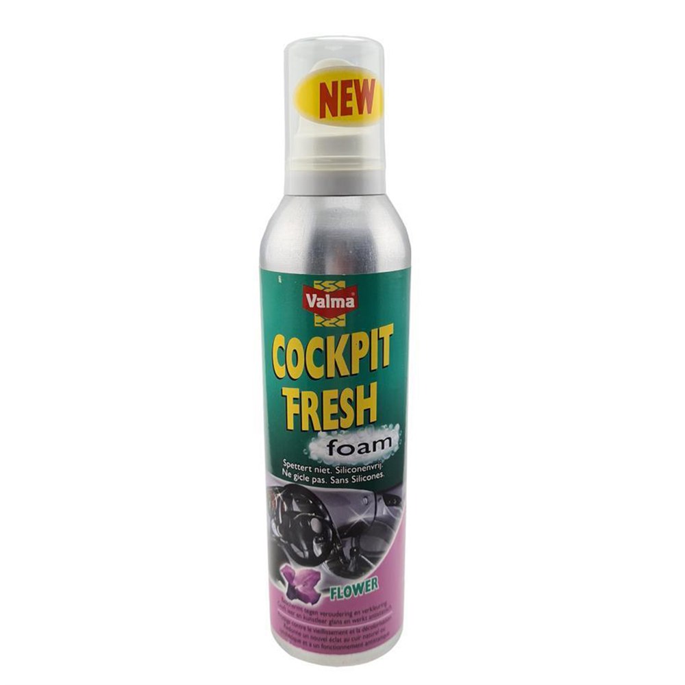 Valma Wax&Color Mat Torpido Temizleme Köpük Sprey Çiçek Kokulu 250 ml. Made in Holland
