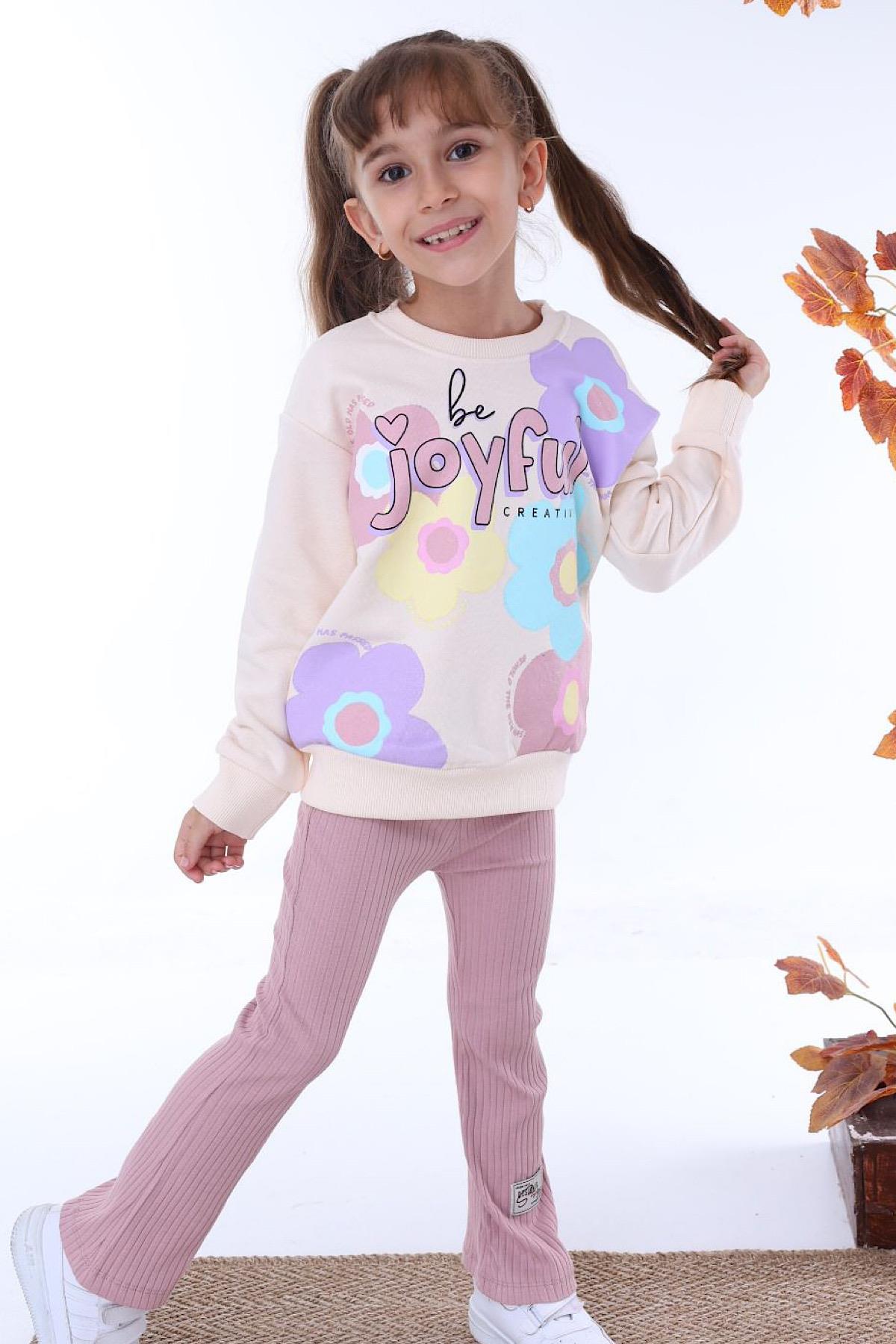 Joyful Kız Çocuk Taytlı Takım