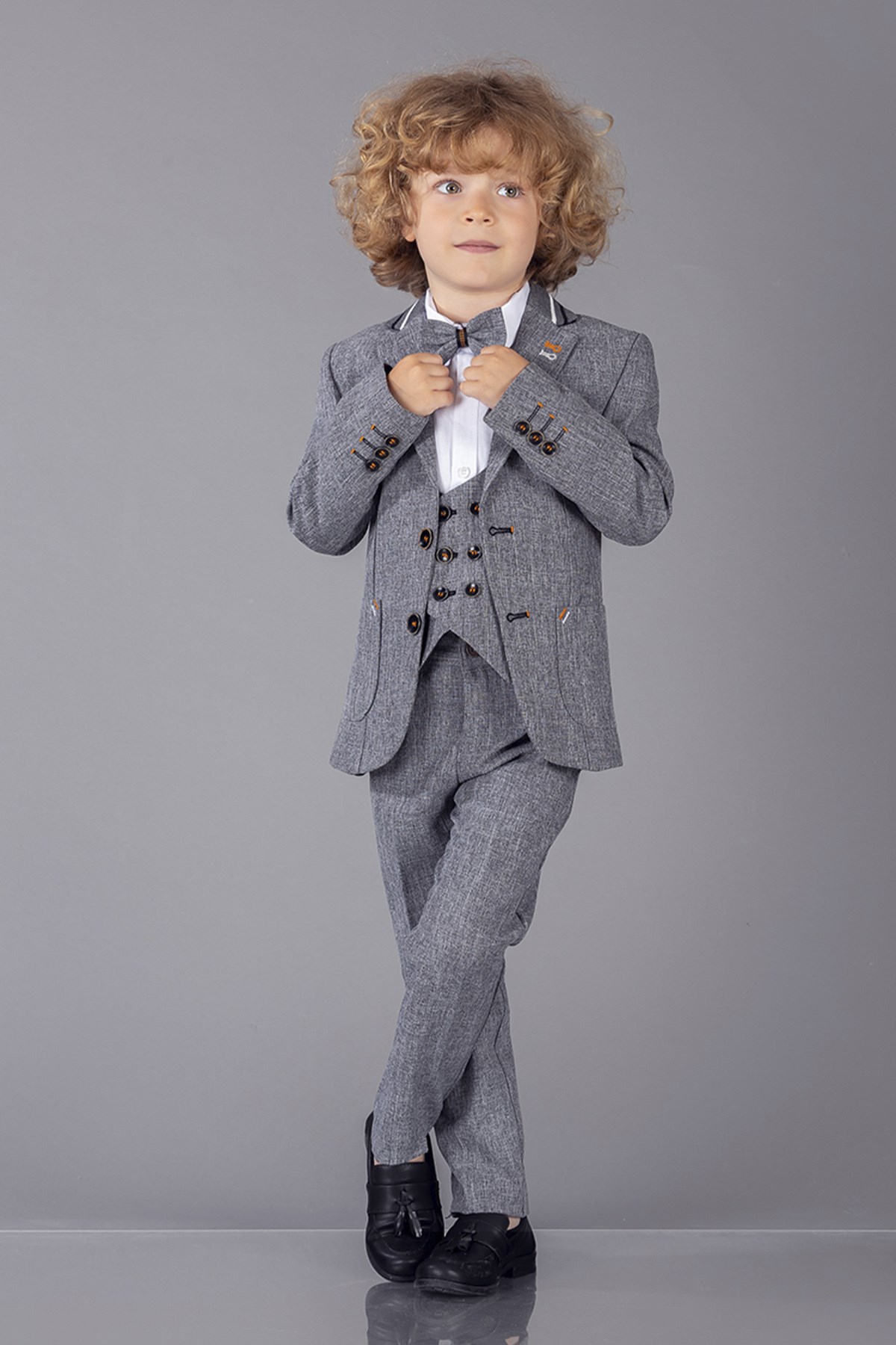 Papyonlu Erkek Çocuk Takım Elbise 1 Yaş-10 Yaş