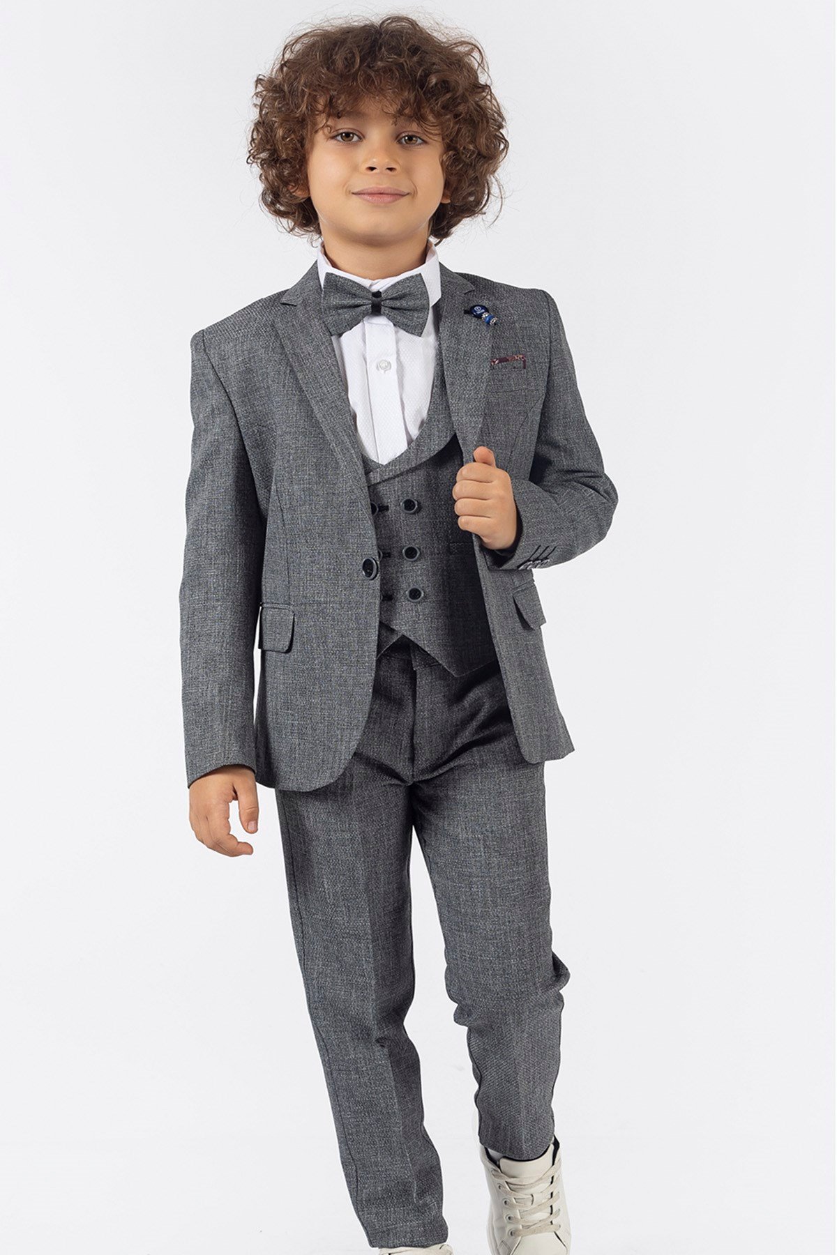 Papyonlu Erkek Çocuk Takım Elbise 1 Yaş-12 Yaş