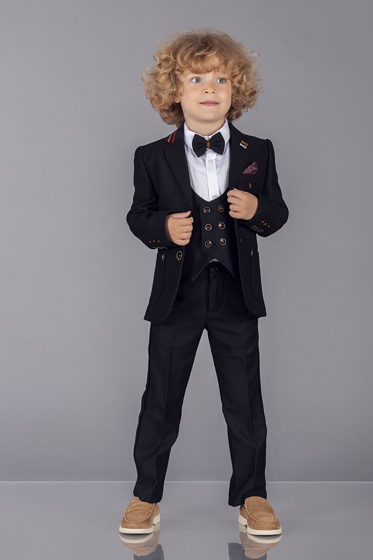 Papyonlu Erkek Çocuk Takım Elbise 5 Yaş-10 Yaş