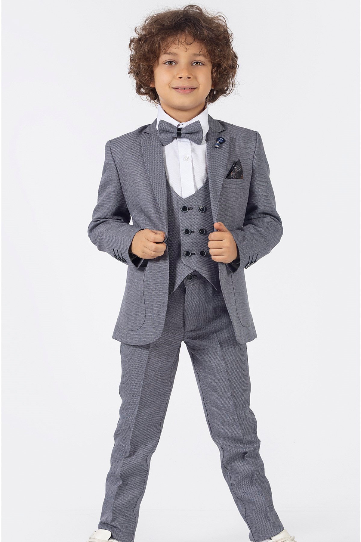 Papyonlu Erkek Çocuk Takım Elbisesi 1 Yaş-12 Yaş