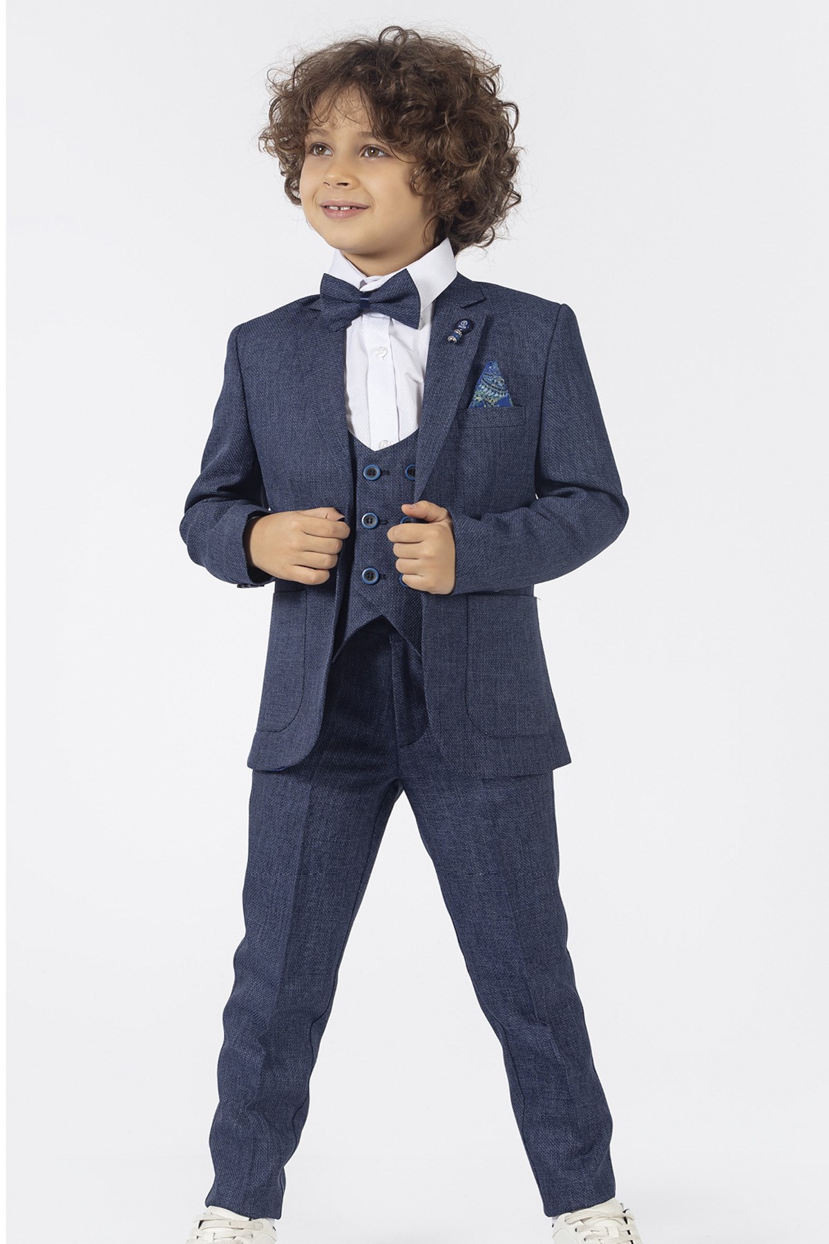 Papyonlu Erkek Çocuk Takım Elbisesi 1 Yaş-12 Yaş