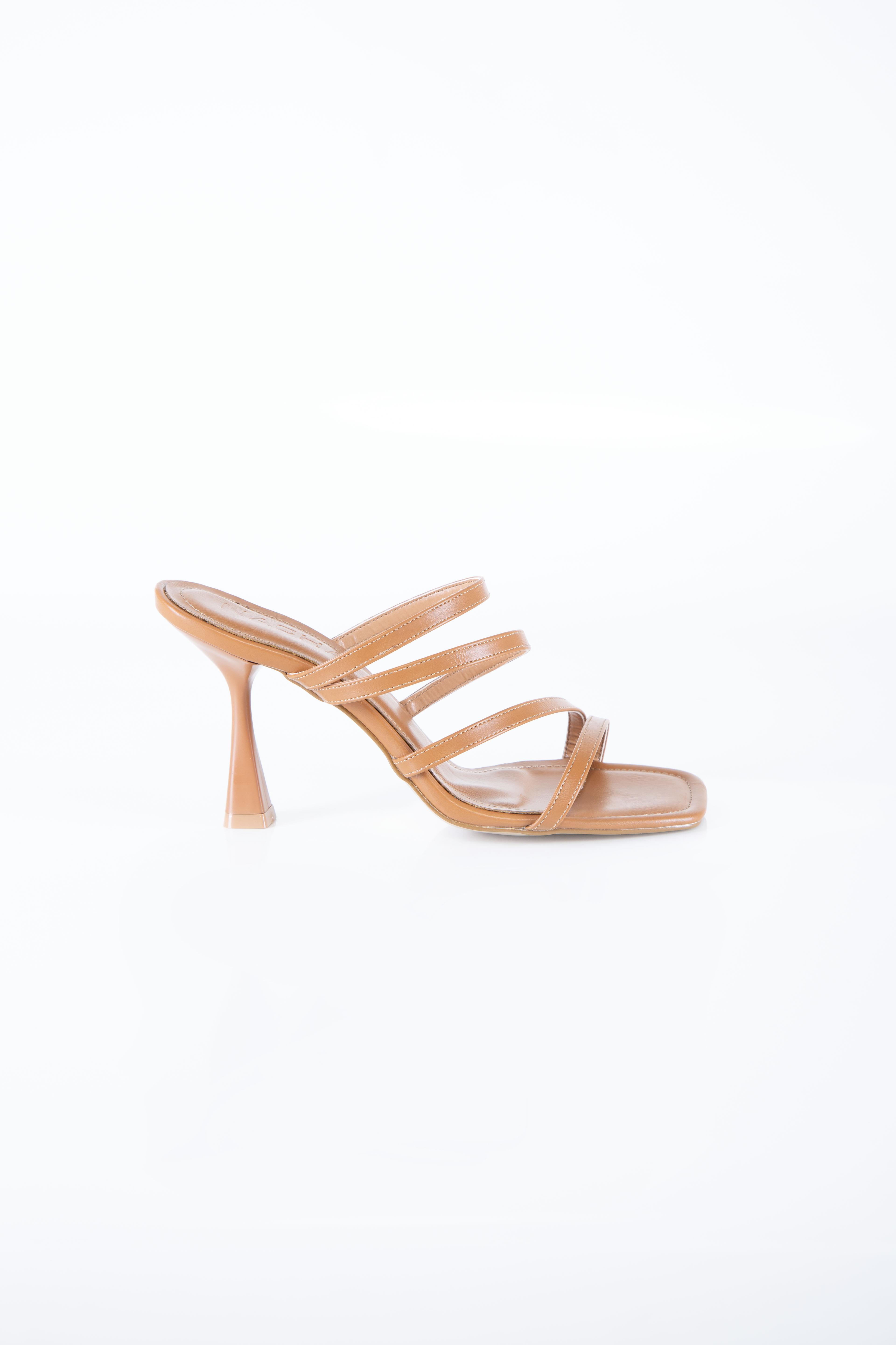 Jerry Taba Bantlı İnce Topuklu Terlik