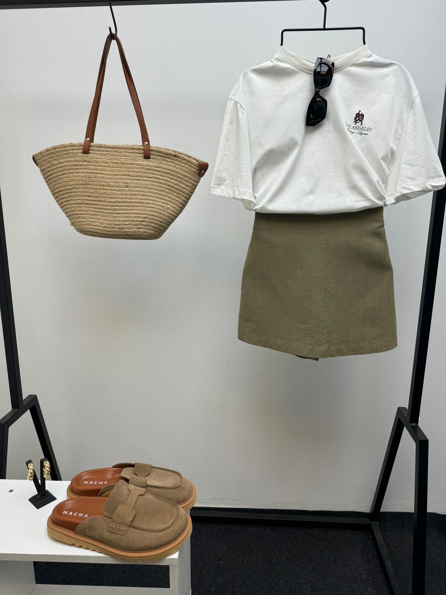 LOSANGELES BEYAZ T-SHİRT