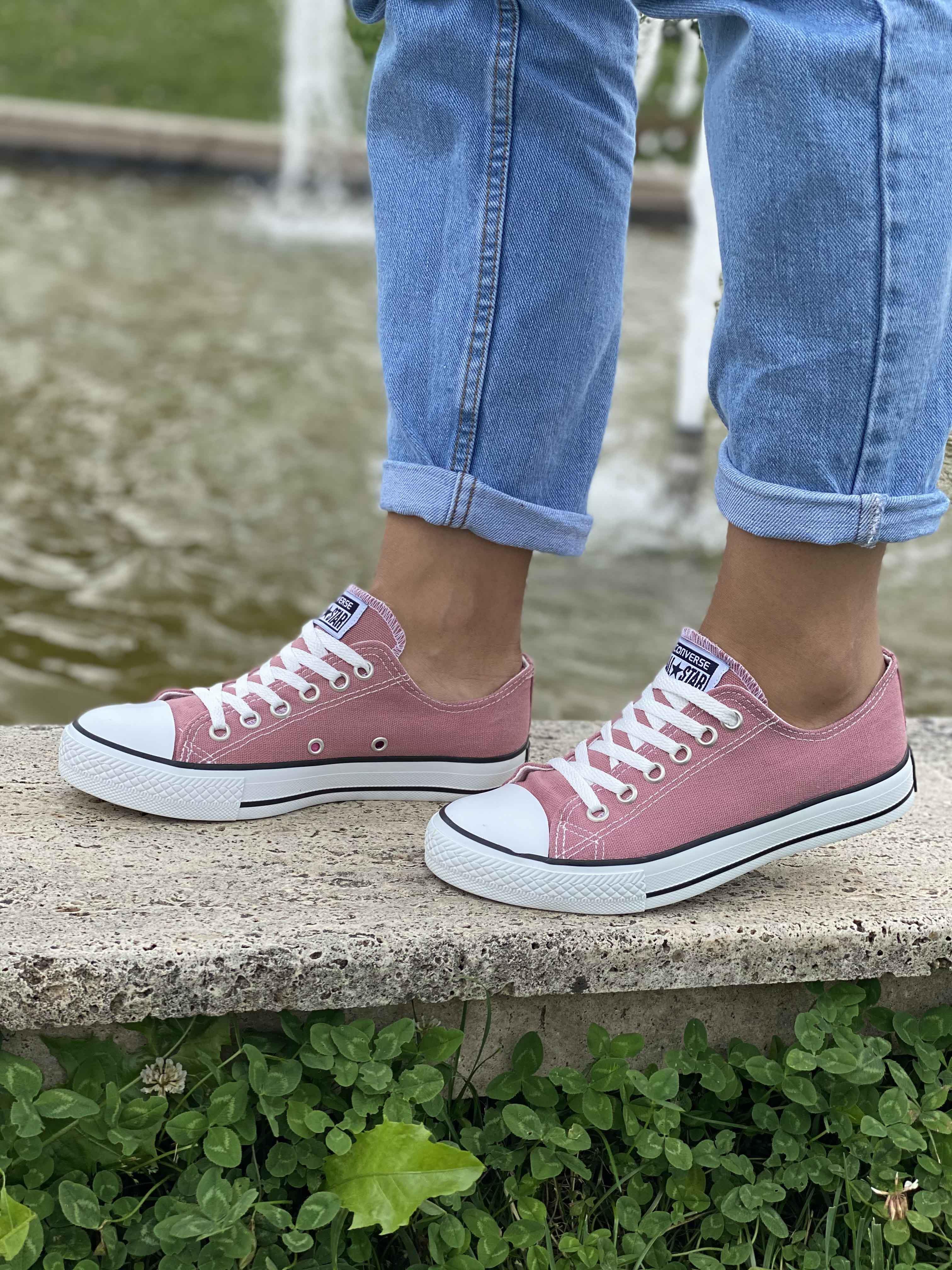 Converse Kadın Ayakkabı İmitasyon - GÜL KURUSU