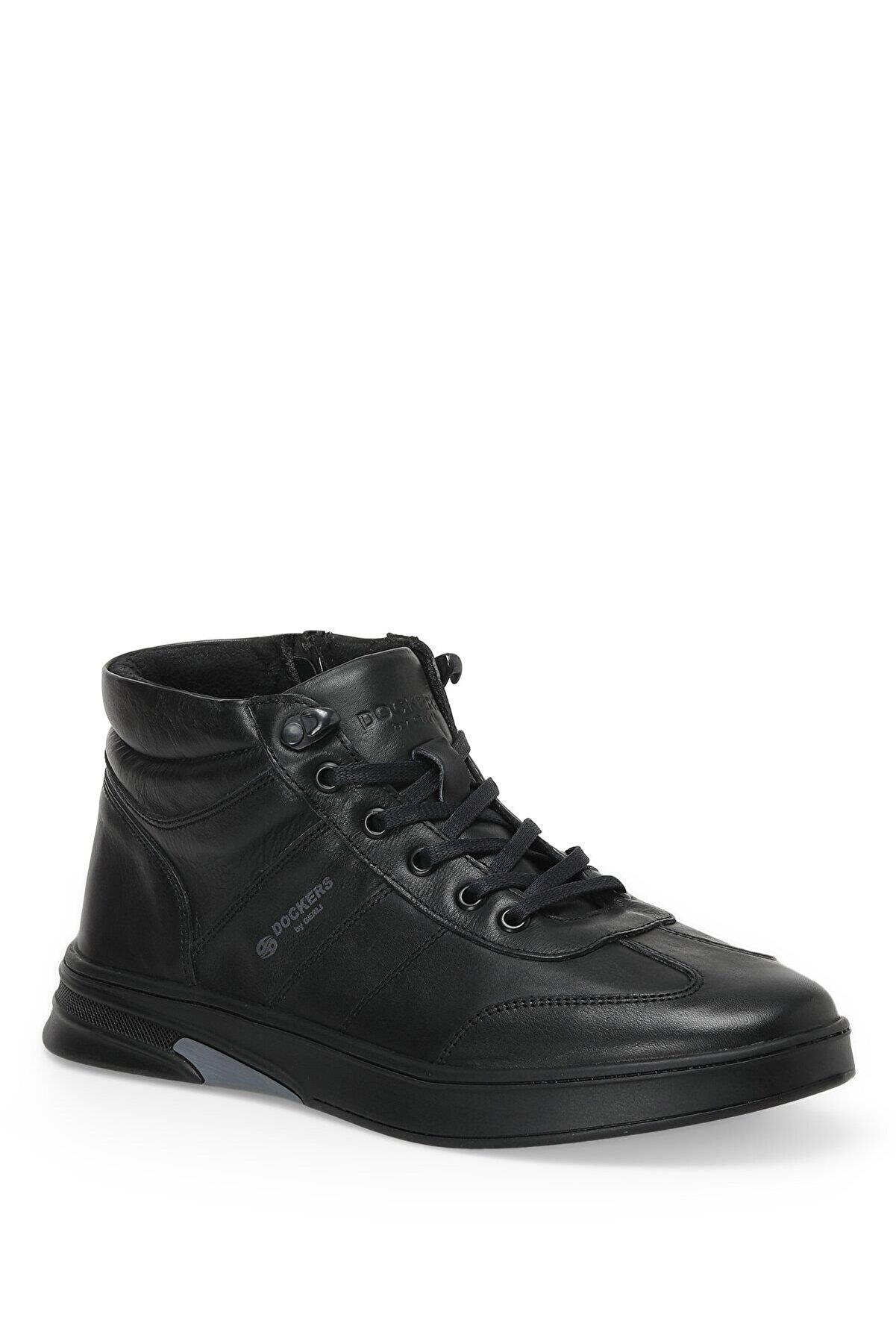 Hakiki Deri Dockers Erkek Bot 233287D 2Pr - SIYAH