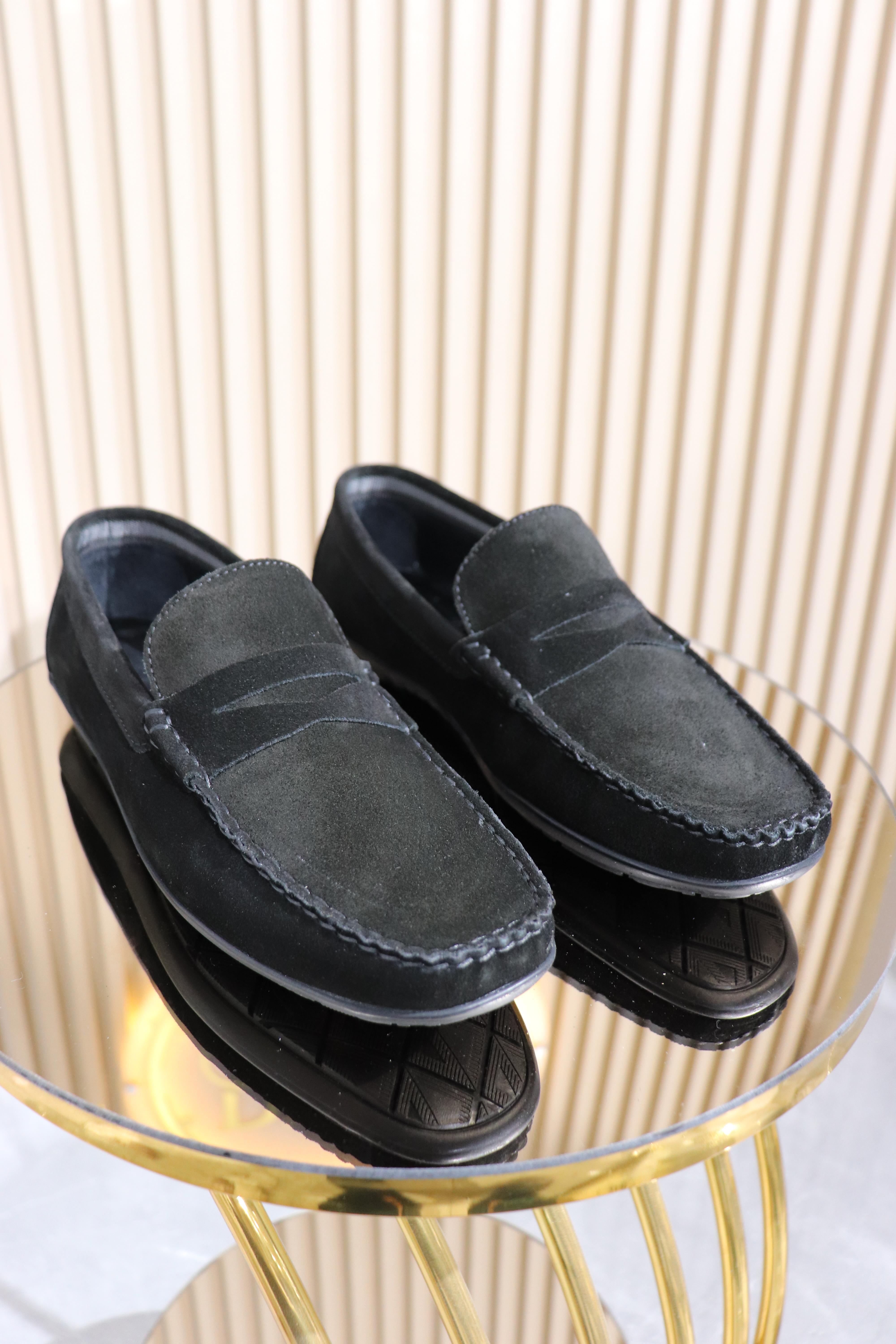 HAKİKİ DERİ KEMERLİ ERKEK BABET AYAKKABI B-005