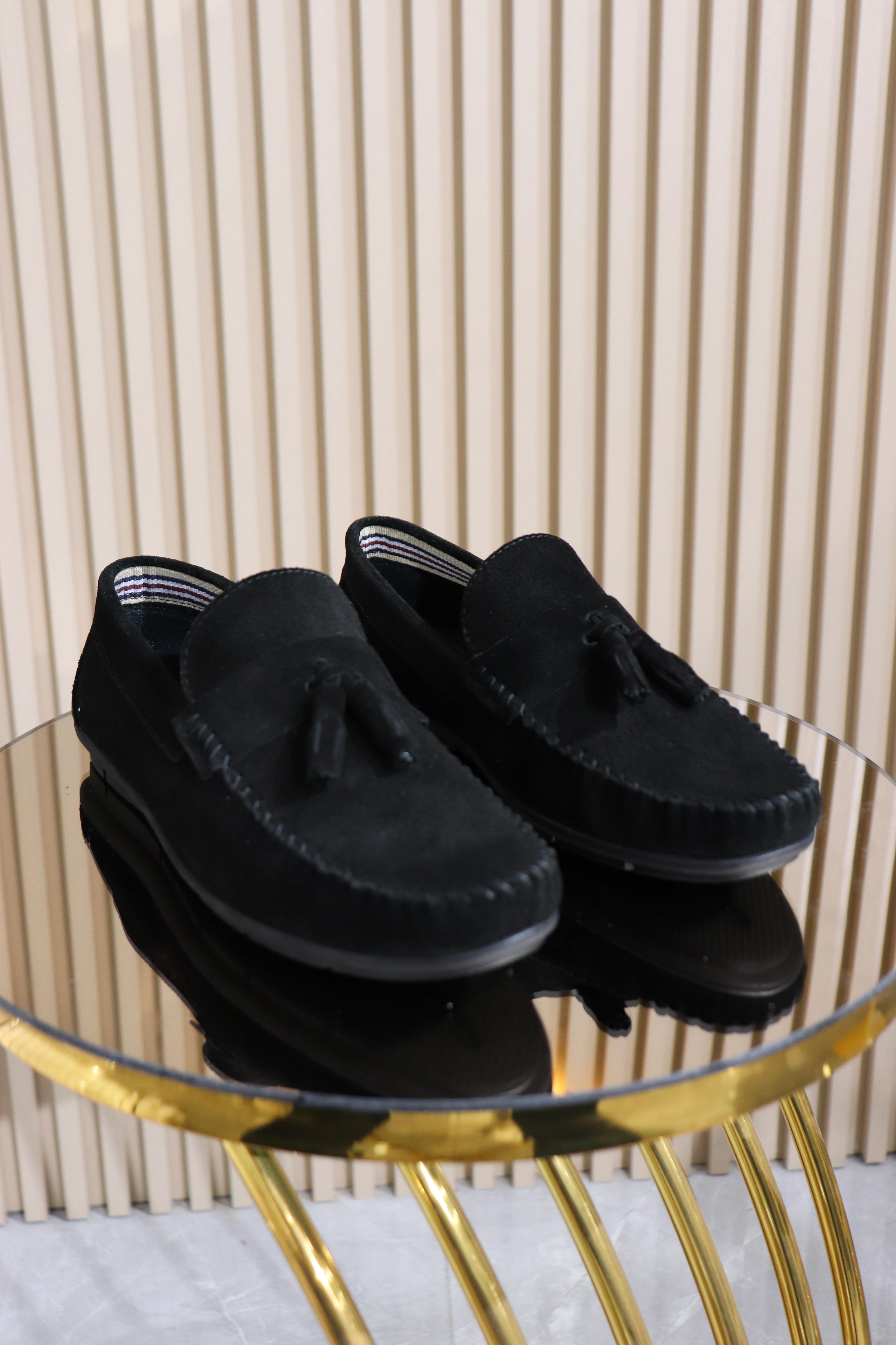 HAKİKİ DERİ PÜSKÜLLÜ ERKEK BABET AYAKKABI B-006