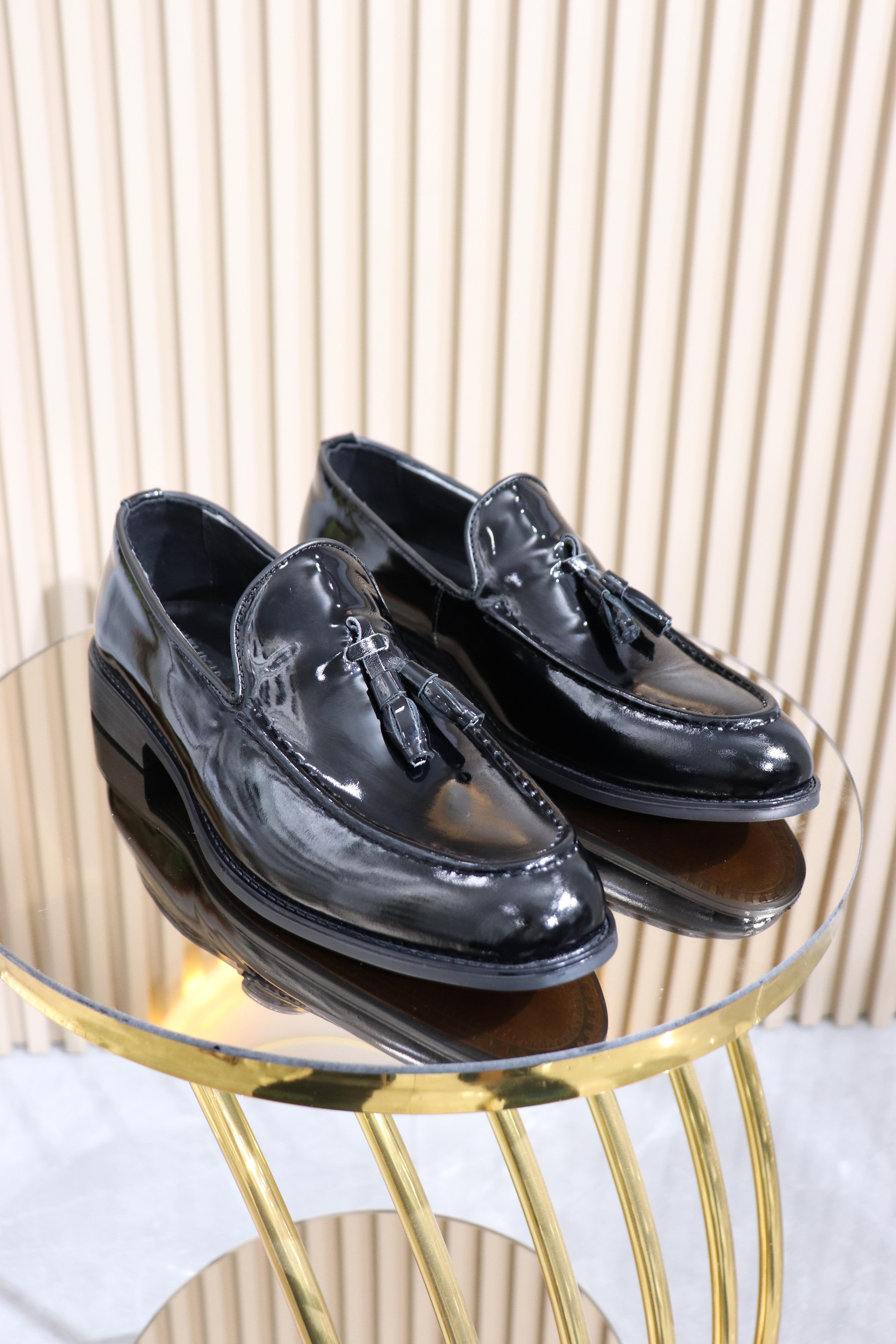 HAKİKİ DERİ PÜSKÜLLÜ ERKEK KUNDURA K-005