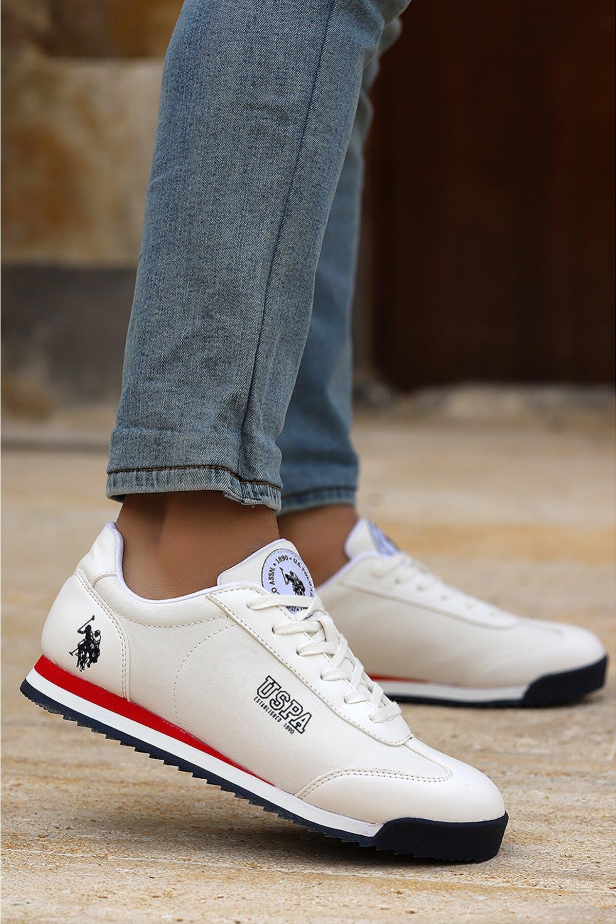U.S Polo Assn. Deep Summer 2Fx Erkek Sneaker - BEYAZ