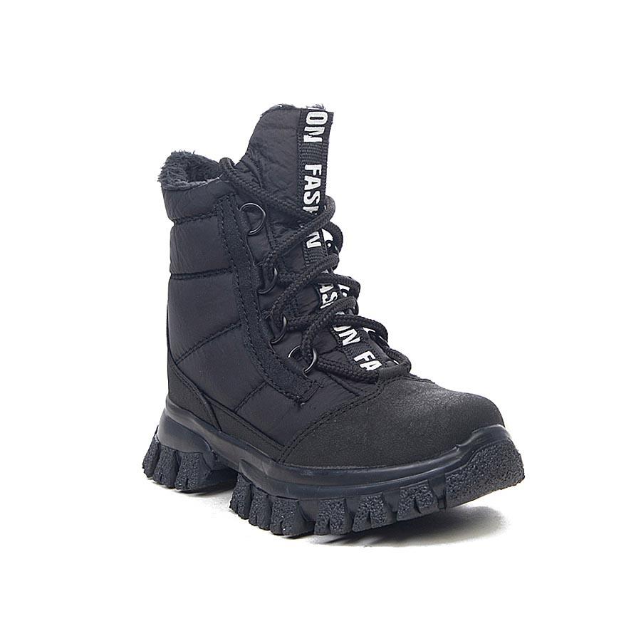 Unisex Çocuk Bot 3112 26-30 - SİYAH BEYAZ