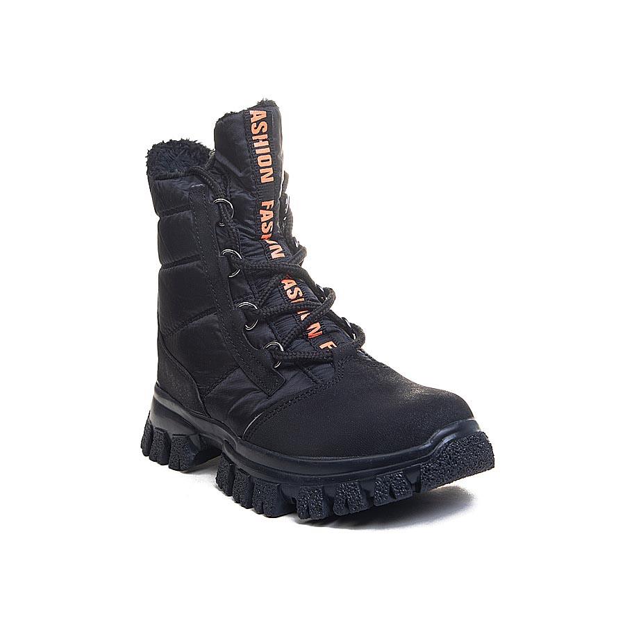 Unisex Çocuk Bot 3112 31-35 - SİYAH - ORANJ