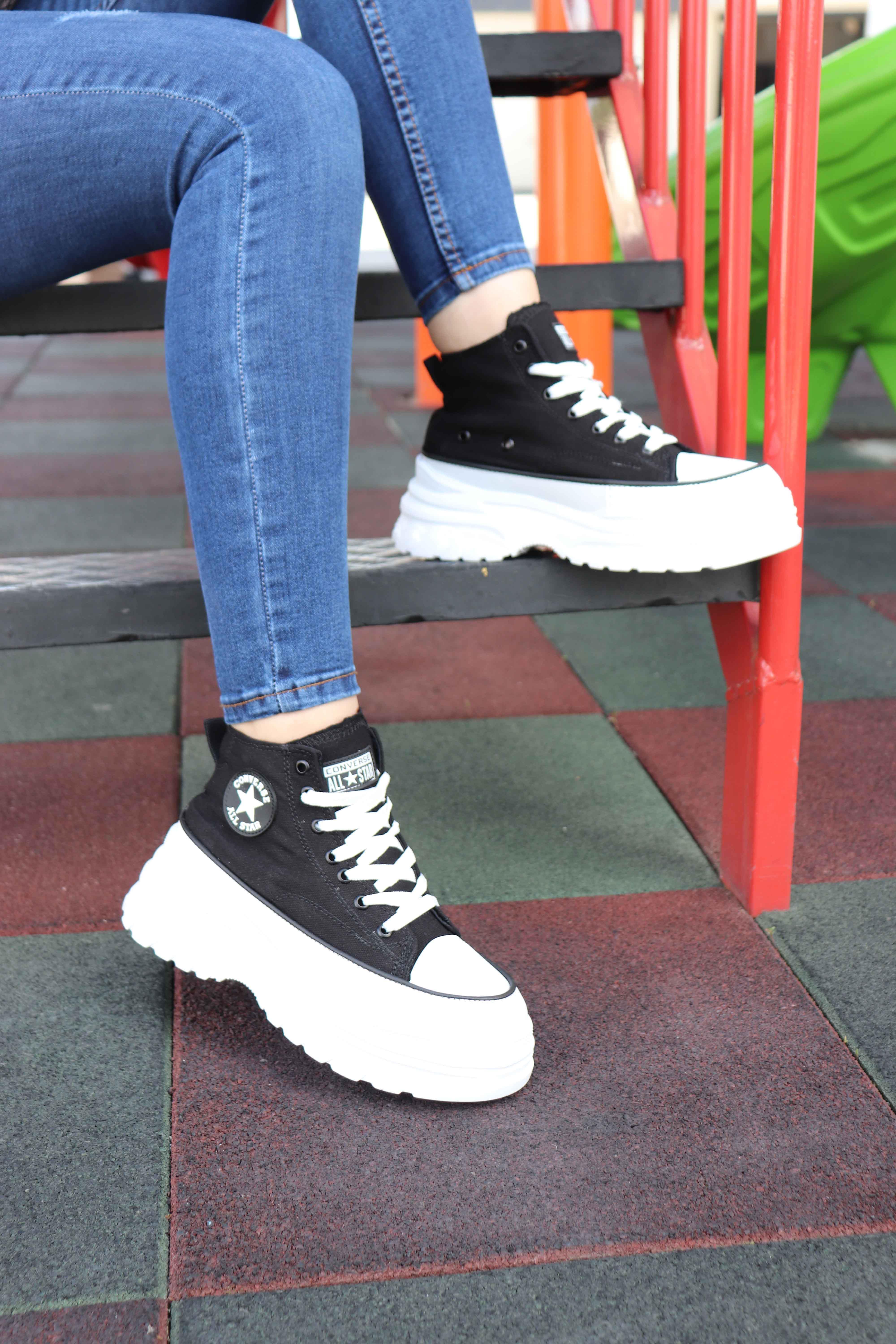 Yüksek Taban Converse 481 - SIYAH