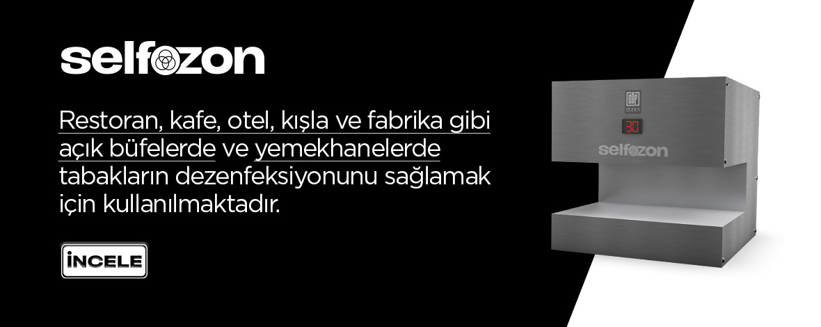 Ozon Jeneratörü - Restoran, Kafe, Otel, Fabrikalarda Yemek İstasyonları için Ozon Jeneratörü