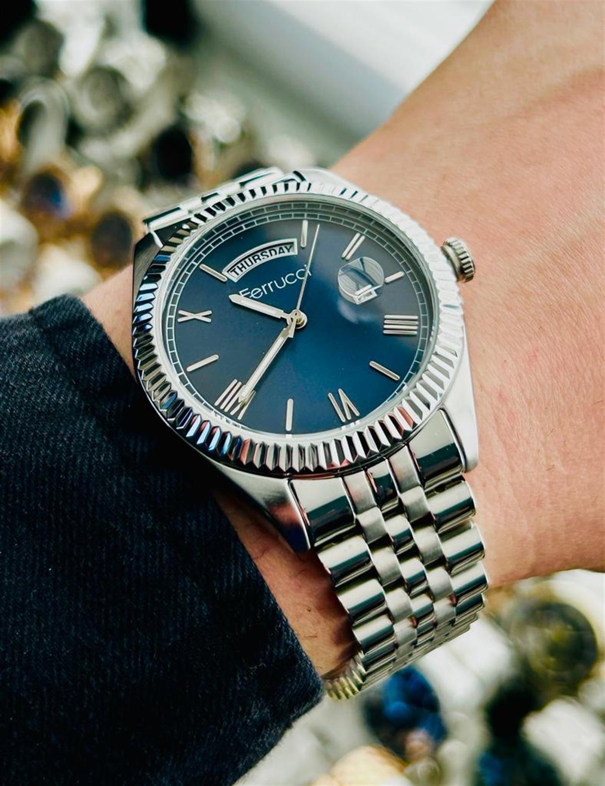 FC.0123-13029M.03 FERRUCİ ERKEK KOL SAATİ ORJİNAL İKİ YIL GARANTİLİ ŞIK VE ESTETİĞİN BİRLEŞTİĞİ ÜRÜN SU GEÇİRMEZ